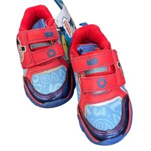 Thomas The Train Boys Size 5 Light Up Red Blue‎ Sneakers Shoes Toddler